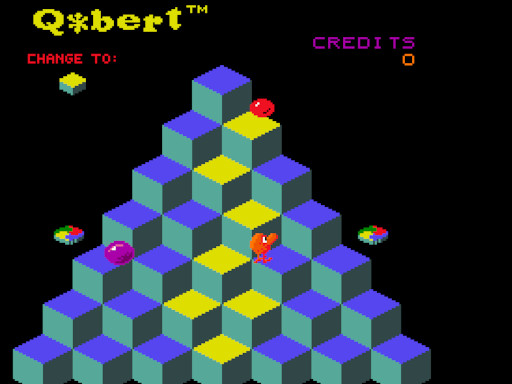 Q-Bert Game Image Q-Bert Game