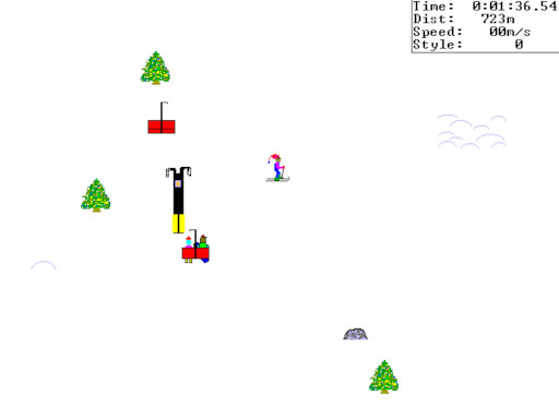 SkiFree Game Image SkiFree Game